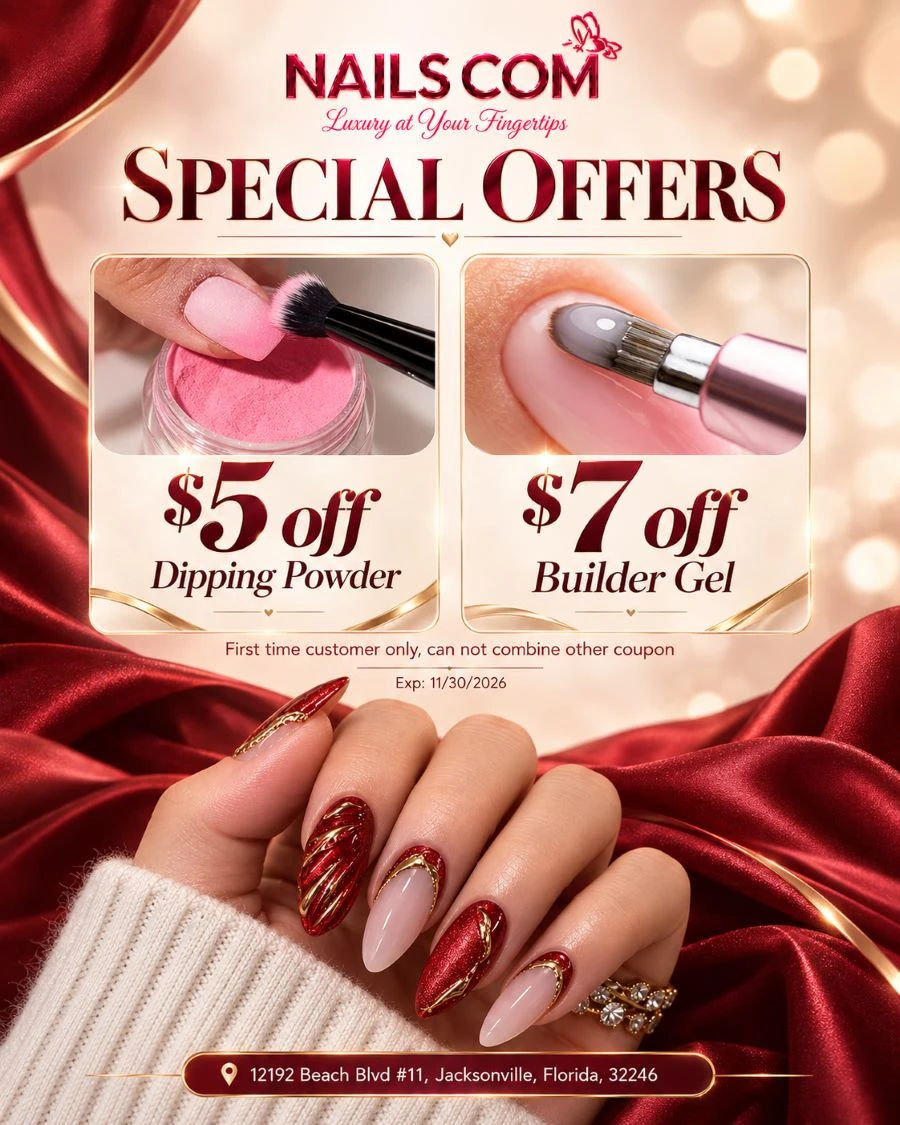 special offer for dipping powder and builder gel